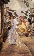 James Tissot A Fete Day at Brighton oil painting